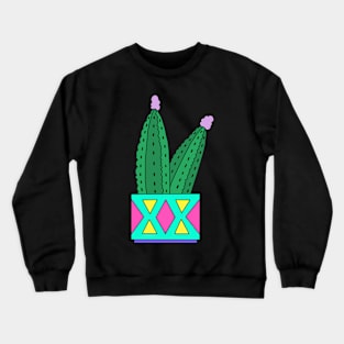 Cute Cactus Design #69: Dill Pickle Cacti Crewneck Sweatshirt